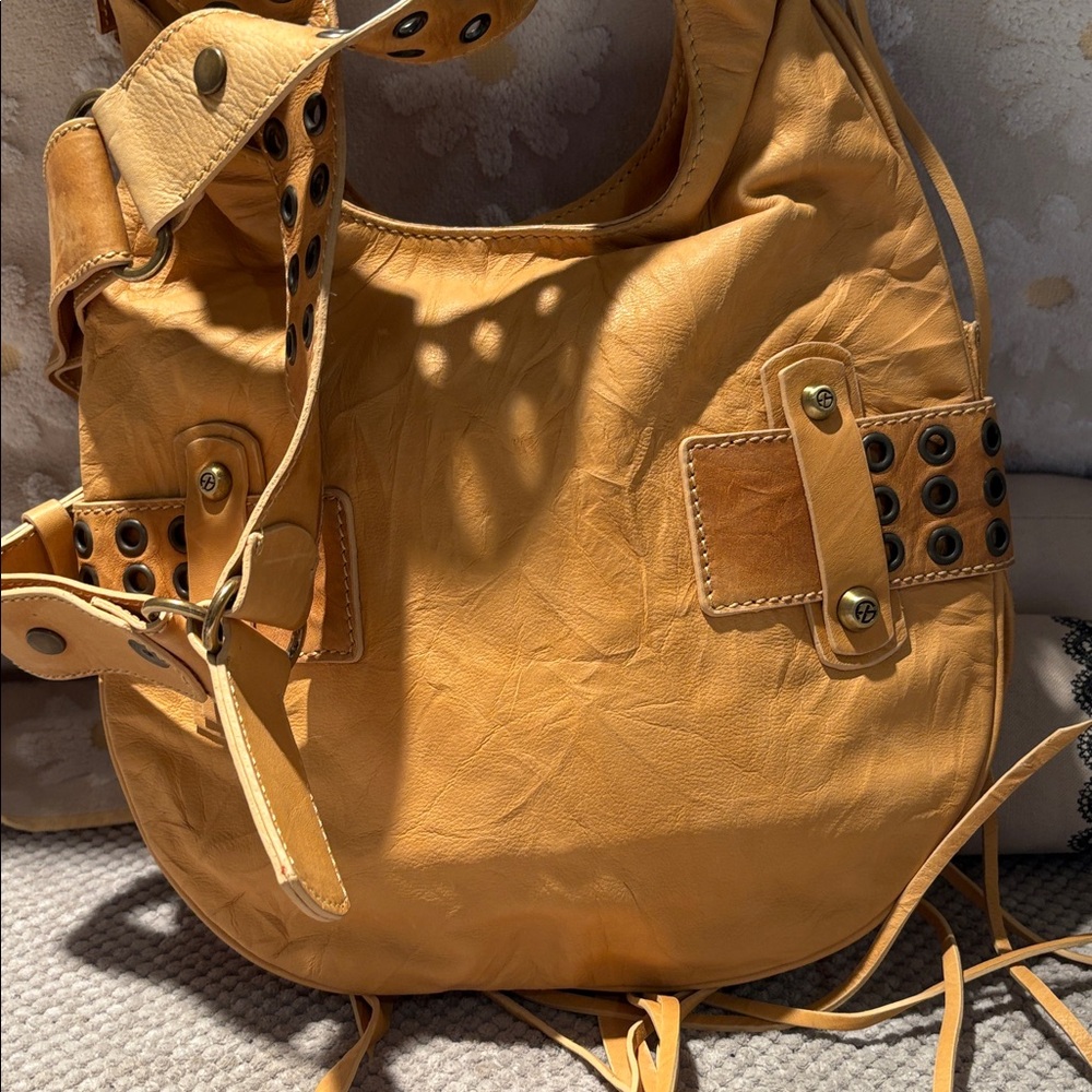 Francesco Biasia Tan Hobo Bag - Picture 2 of 5